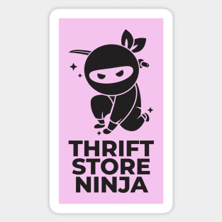 Thrift Store Ninja Sticker